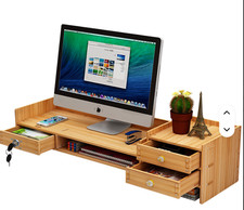 Monitor riser stand with 3