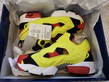 Reebok Insta Pump Fury OG Women's/Men's Unisex Trainers Yellow Retro 90s UK 6