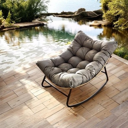 Rocking chair with cushion - chair,