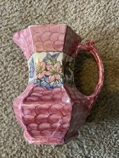 Maling Lustre Ware Pink Floral