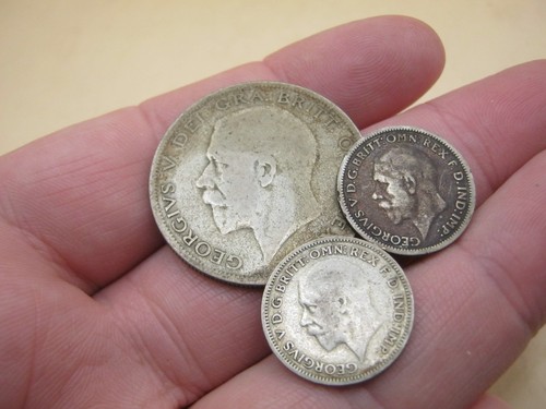 Coins king george v - -,