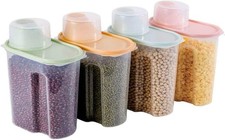 4 Pcs 1.9L Airtight Cereal