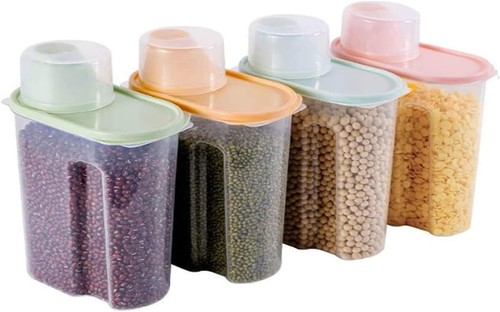 Pcs airtight cereal - 4, 1.9l
