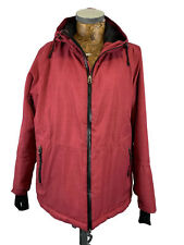 CRIVIT JACKET 16 18 PINK Raspberry Hood Padded Waterproof Lycra Cuff Waistband