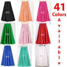 Women Maxi Skirt Chiffon