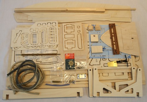 Radio control wooden model - radio,
