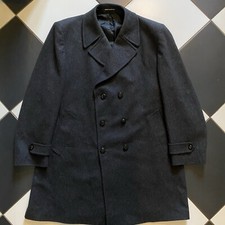 Brook Taverner Wool Over Coat 44 Regular Wool Jacket Made In Britain Vintage