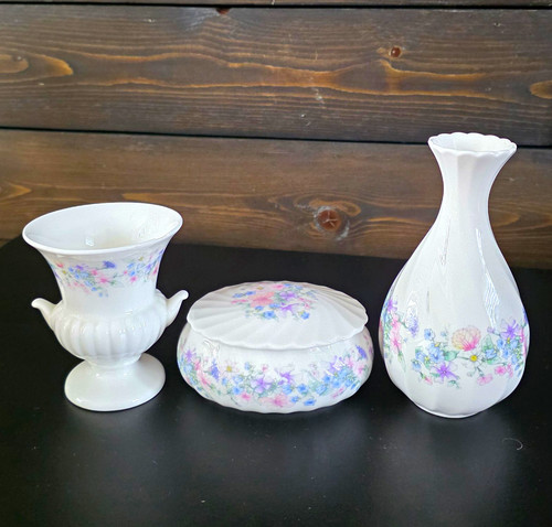 3pc vintage wedgwood angela - 3pc, "angela"