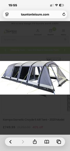 Kampa croyde air inflatable - croyde,