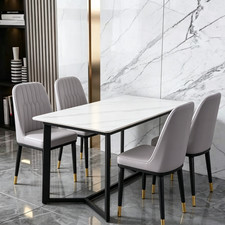 Set grey faux leather - grey,