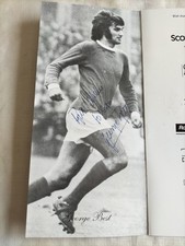 1993 George Best Signed Menu -
