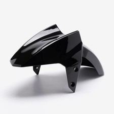 Scooter Front Mudguard Gloss Black Mud Flap Bolt-on Easy Fit Painted Plastic