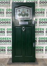 LEADED GLASS FRONT DOOR