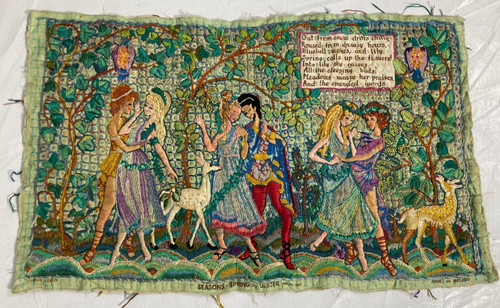 Vintage irish linen embroidery - vintage,