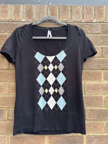 Next black argyle - next, diamond