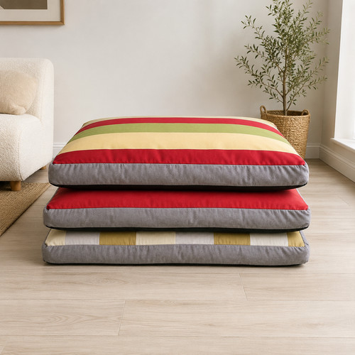 Country stripes box pet dog - country,