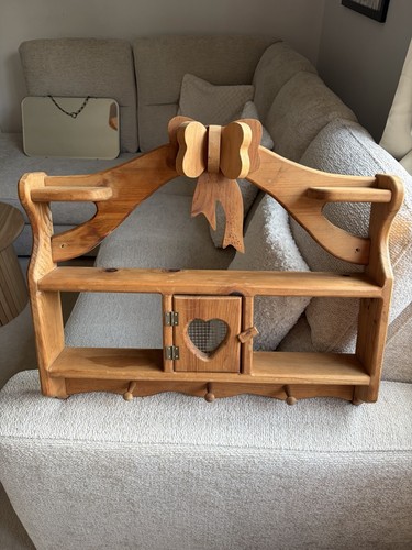 Vintage wooden display shelves - vintage,