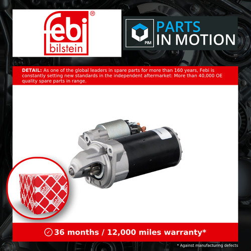 Starter motor fits bmw e36 - m3,