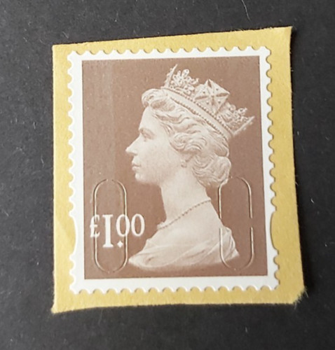Machin security 00 stamp - security, £1.00