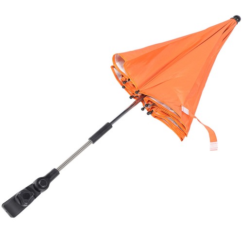 Orange stroller clip - stroller, clip-on