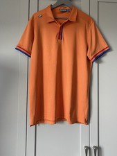 Men’s Orange Bunker Mentality Golf Shirt Xl