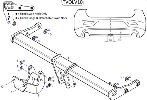 Towtrust fixed flange - towtrust,