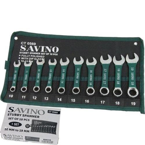 Savino 10pc stubby metric - stubby,