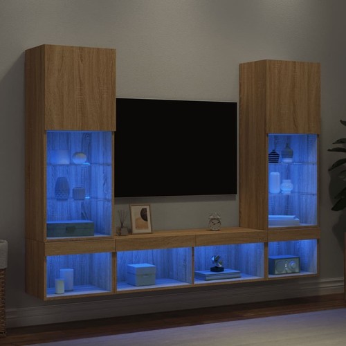 5pc wall units - units, media