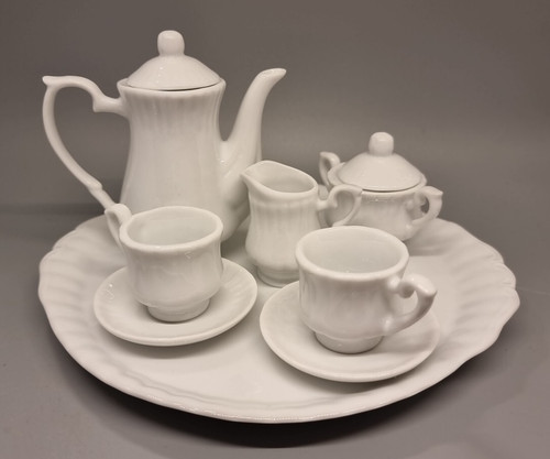 Miniature white porcelain - miniature,