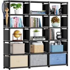 Bookshelf,15 Cube Storage