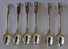 Set Of 6 Solid Silver