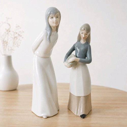 Vintage porcelain girl - vintage,