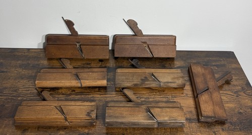 Vintage set wooden moulding - wooden,