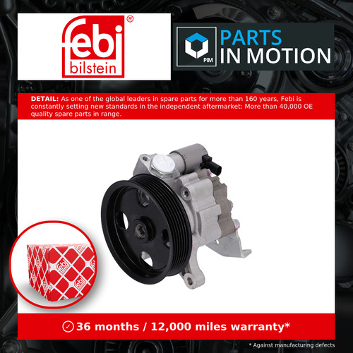 Power steering pump fits - steering,
