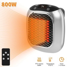 800W Mini Heater Fan Wall Plug