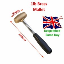 Small Brass Mallet Hammer Non Spark Applications Metal Works Craft