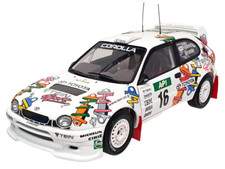 Autoart 1/18 Scale DC21823A - Toyota Corolla Rally #16 Fujimoto/Sircombe
