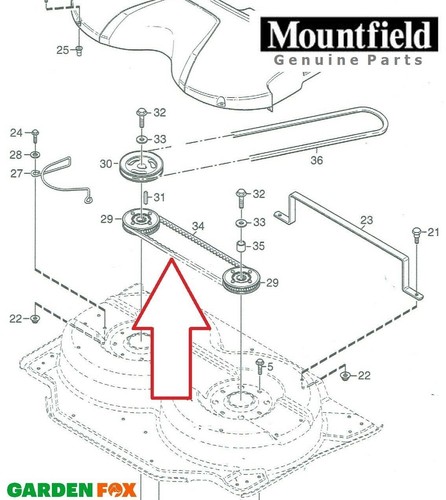 Genuine mountfield 4155h - genuine, 105c