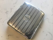 A RARE ANTIQUE DUNHILL NOVELTY CIGARETTE CASE  HIP FLASK, EARLY 1900’s.