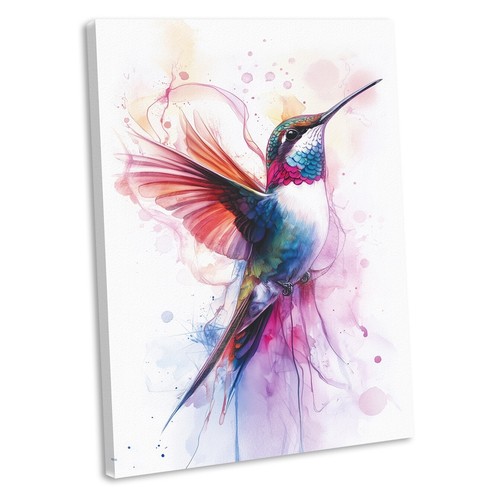 Hummingbird canvas wall art - canvas,