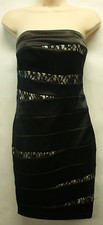 *NWT Stunning B. Darlin Black Cocktail Prom Evening Formal Dress sz 3/4