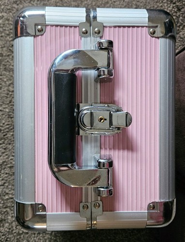 Pink makeup case - pink,