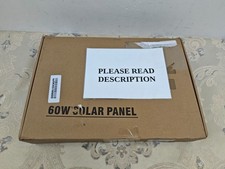 SinKeu 60W Portable Solar Panel for Power Station, Solar Generator (READ)