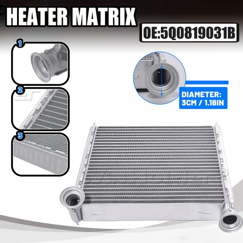 Heater matrix fits 2017 - vw, on