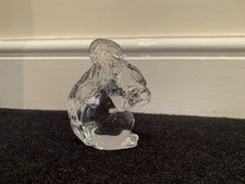 Vintage 1970’s Waterford Crystal Squirrel retired etched to base perfect conditi