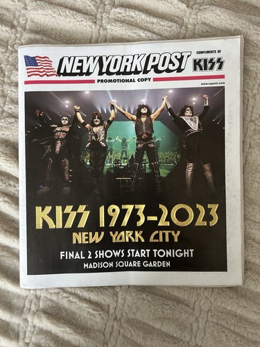Kiss 1973 2023 new york - new, post