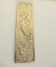 Brass finger plate push - plate,