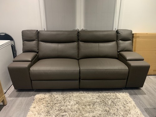 Rrp 500 scs leather sofa - £1,500,,