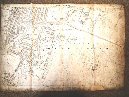 Kent old map - kent, plan