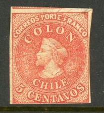 Chile 1865 columbus - 1865,